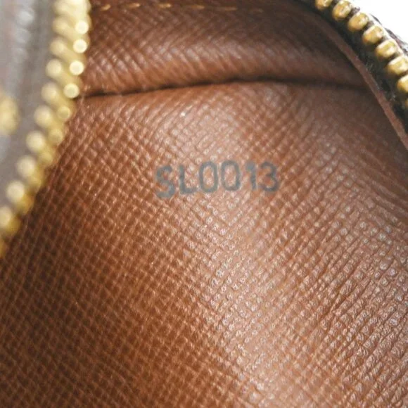 LOUIS VUITTON Danube Shoulder Bag Monogram Leather Brown France M45266 32MA300 - Picture 12 of 15